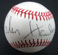 Glen Hanlon Signed OAL Baseball Hockey Goalie Auto DF001848