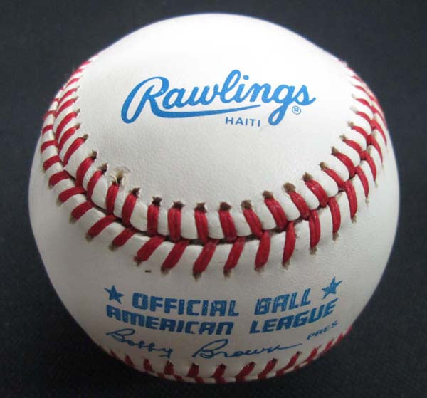 Glen Hanlon Signed OAL Baseball Hockey Goalie Auto DF001848 Pic2