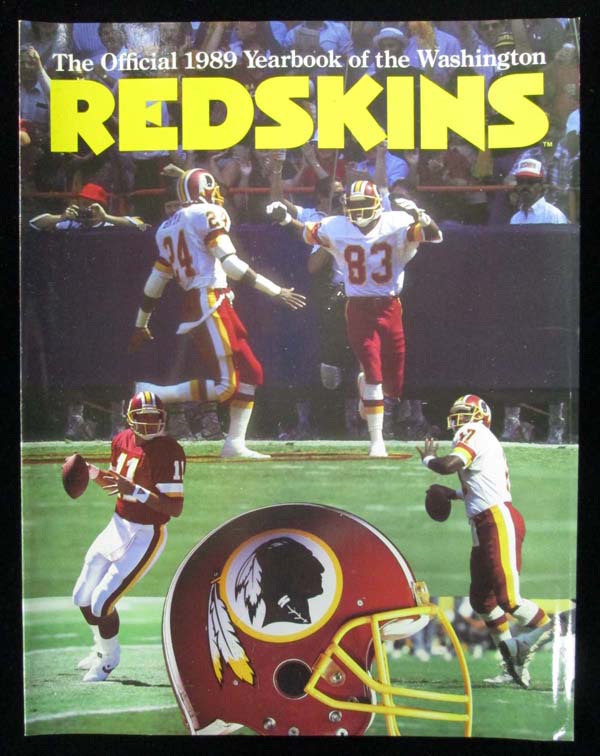1989 Official NFL Yearbook of the Washington Redskins