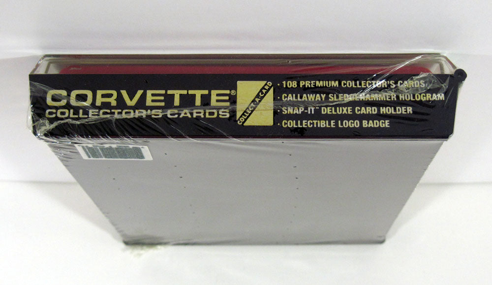 1991 Collect-A-Card Vette Sealed Factory Set 100 Cards + Hologram & Badge Pic2