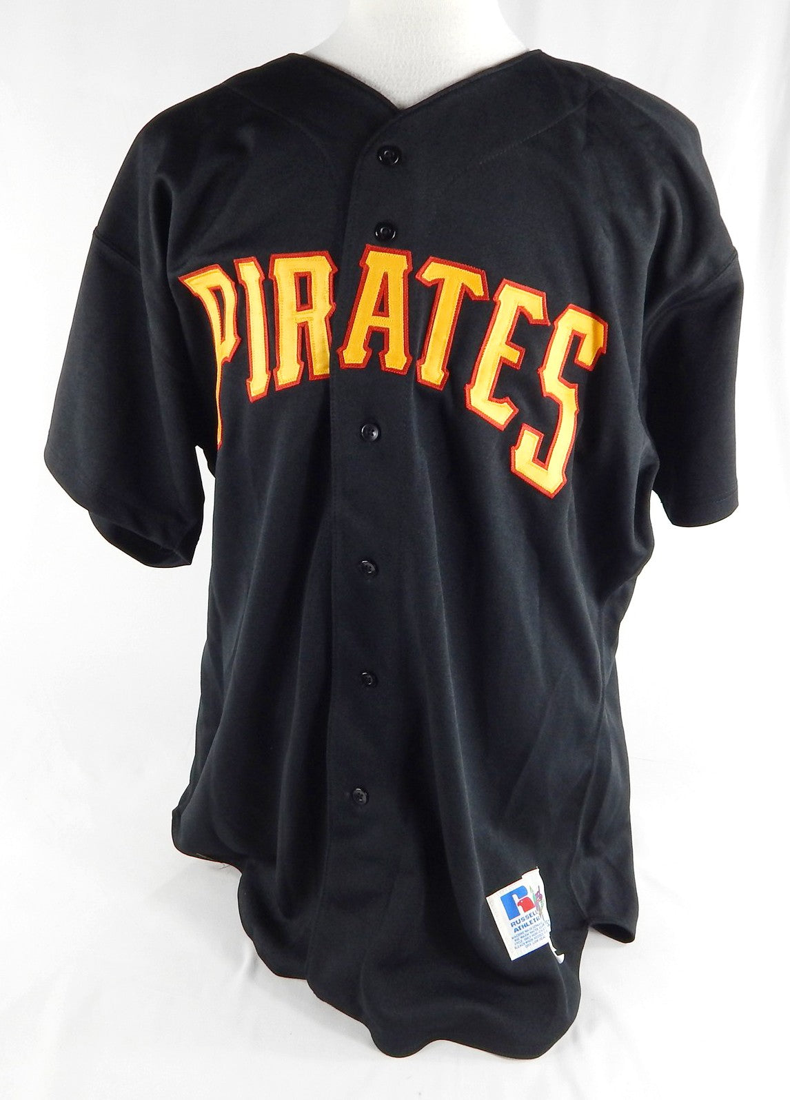 1997-99 Pittsburgh Pirates Blank # Game Issued Black Jersey 52 654