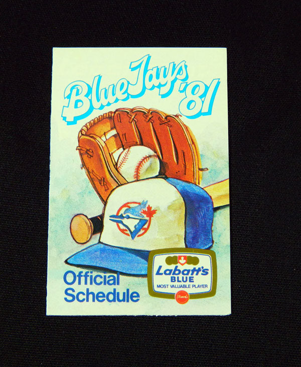 1981 Toronto Blue Jays Labatt's Beer Baseball Pocket Schedule 112482S