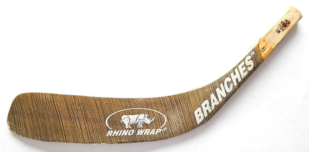 Adam Burt Game Used Hockey Stick Blade Branches Rhino Wrap Carolina Hurricanes - 614319S