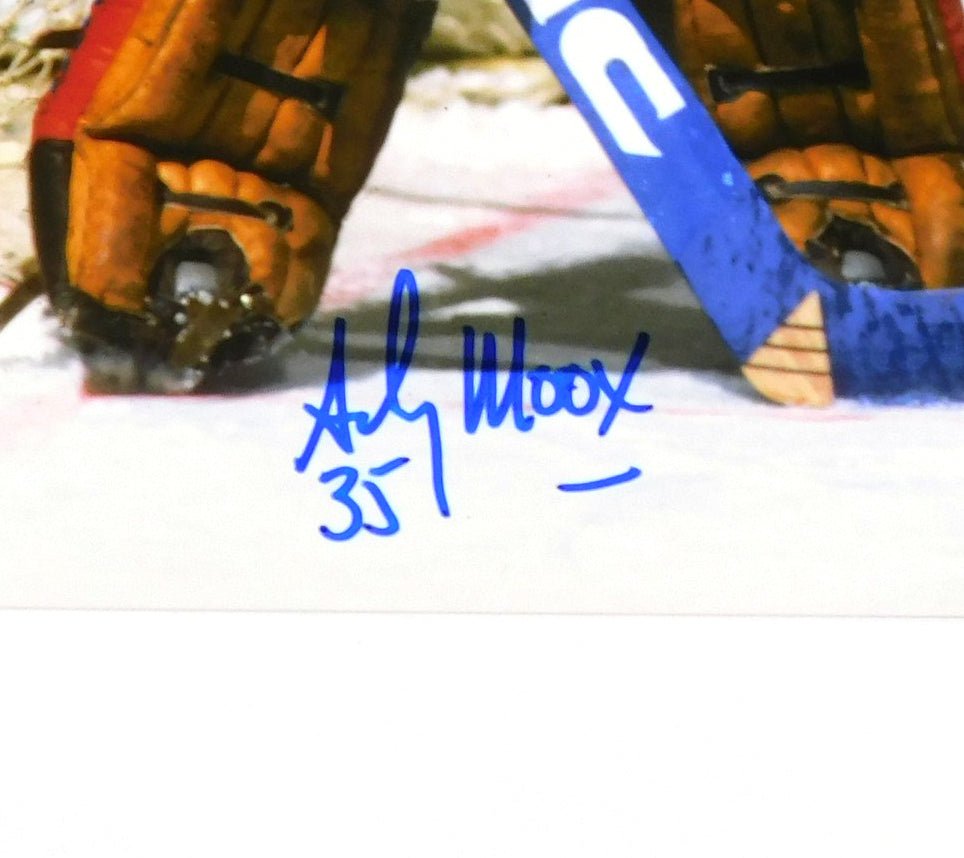 Andy Moog Signed 8 x 10 Color Photo Oilers Auto - 204505S