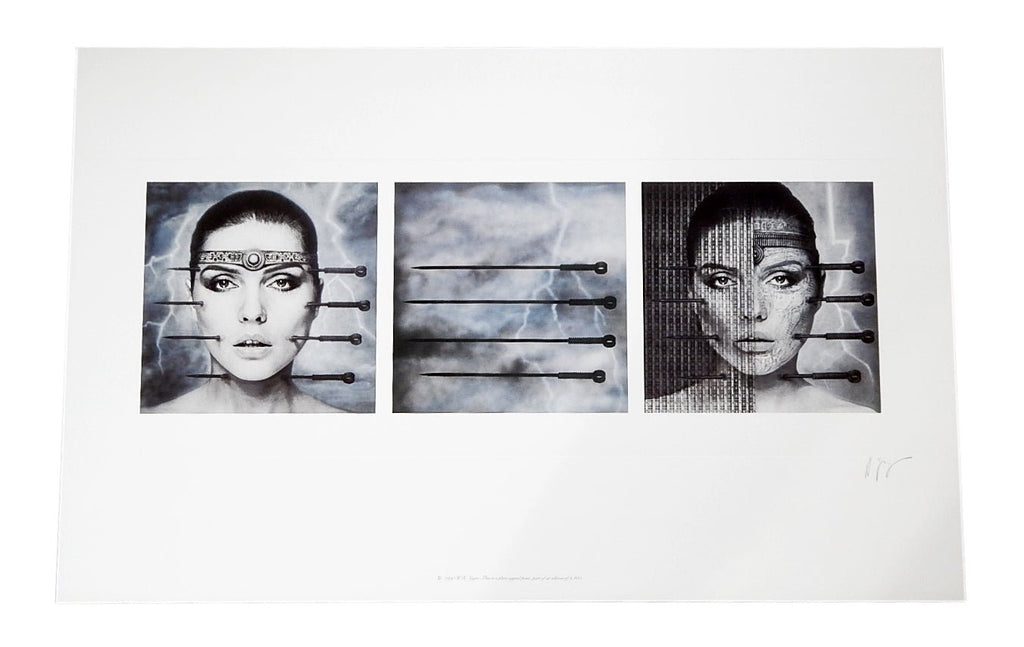 Blondie H.R. Giger Plate Signed Lithograph Print Poster 34x21 /9800 Debbie Harry - 614842S