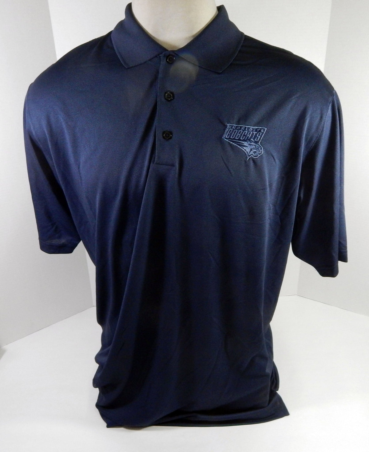 Charlotte Bobcats Team Issued Navy Polo Shirt XLT DP65317 - DP65317