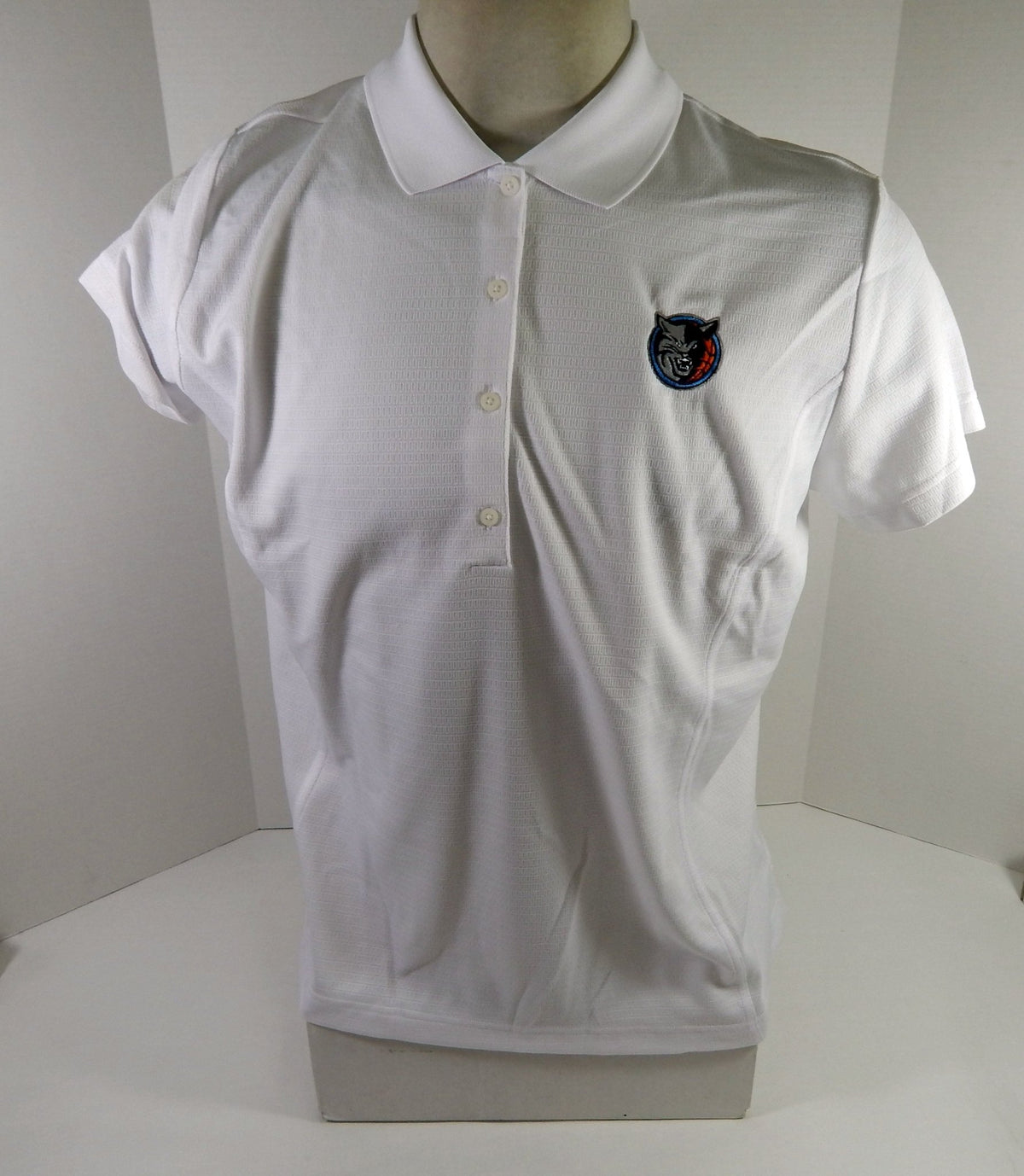 Charlotte Bobcats Team Issued White Polo Shirt 2XL DP65321 - DP65321