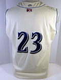 Clearwater Threshers #23 Game Used Cream Jersey Vest 48 DP13440 - DP13440