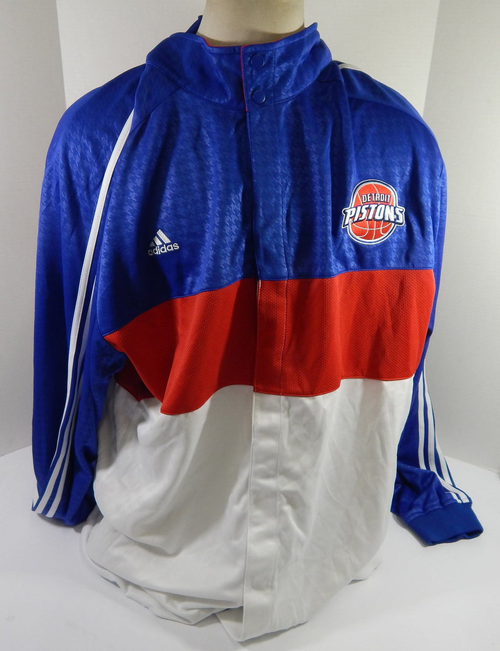 Detroit Pistons Game Issued Blue Game Jacket 3XL+4 DP58982 - DP58982