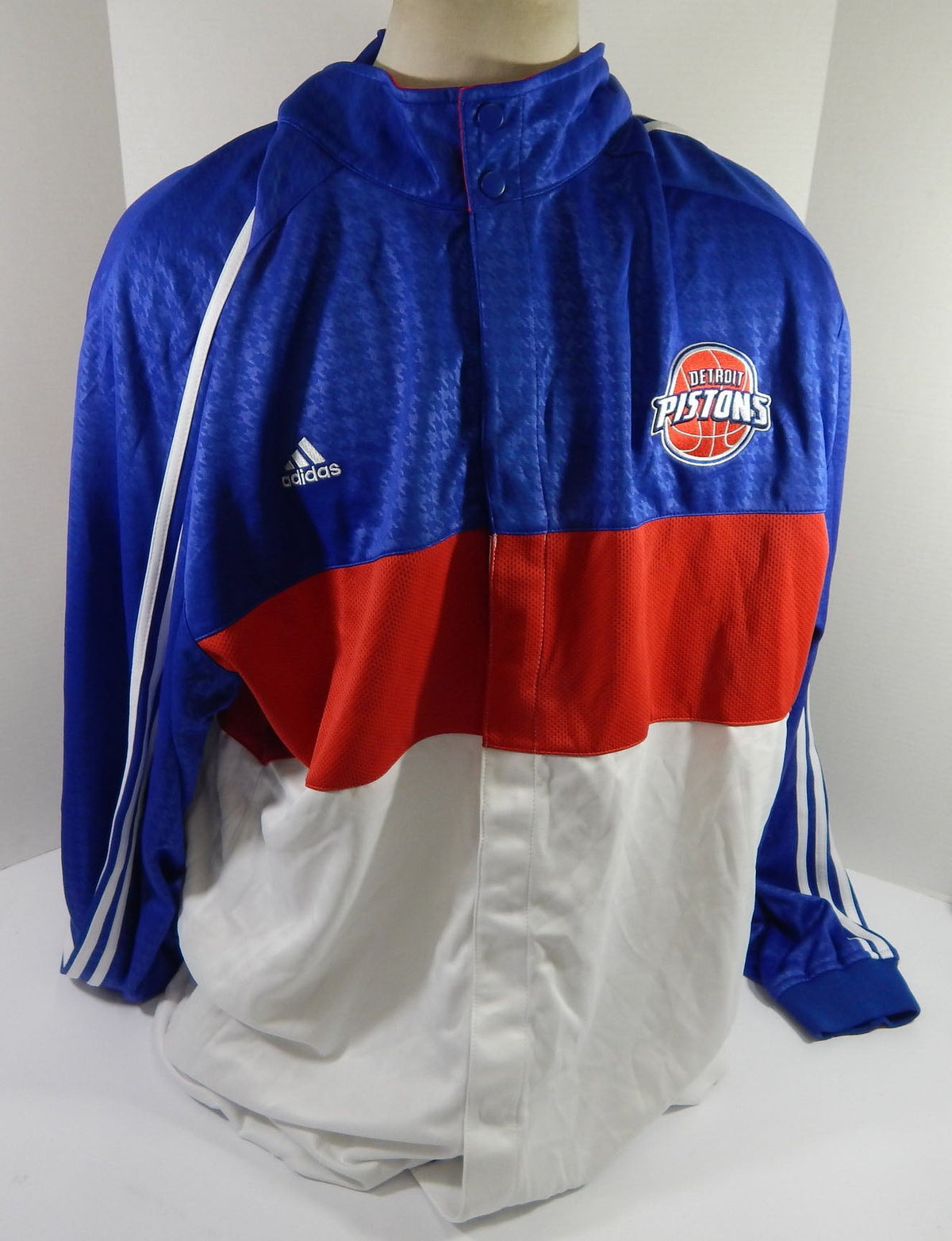 Detroit Pistons Game Issued Blue Game Jacket 3XL+4 DP58982 - DP58982