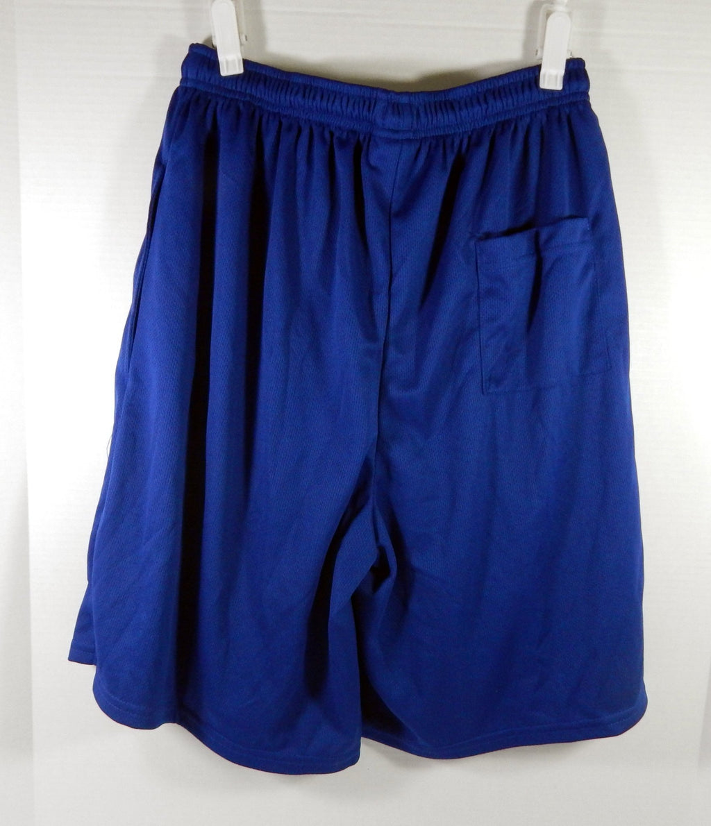 Detroit Pistons Team Issued Blue Training Shorts M DP58114 - DP58114