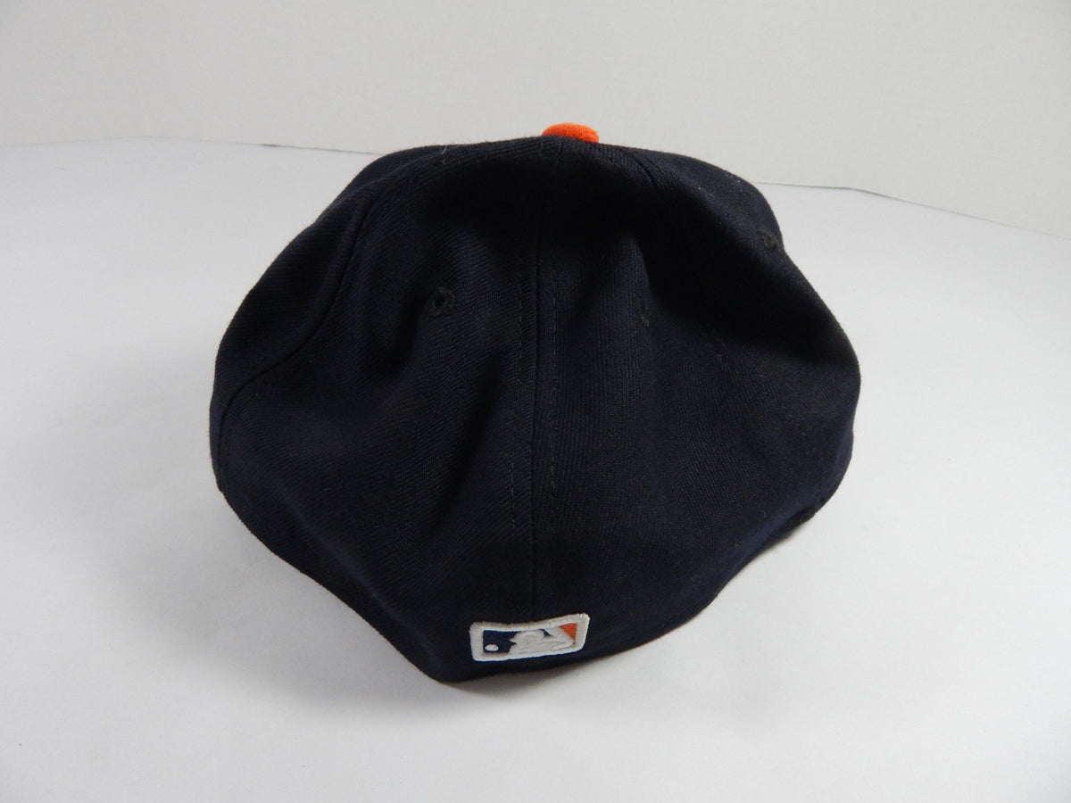 Detroit Tigers #61 Game Used Navy Hat 7.25 DP49783 - DP49783