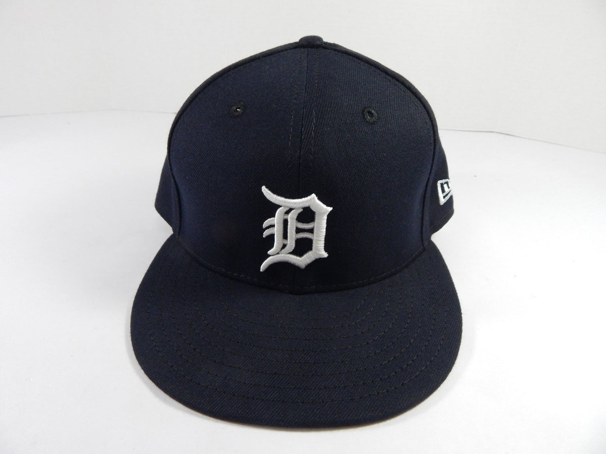 Detroit Tigers #78 Game Issued Pos Used Navy Hat 7.375 DP49667 - DP49667