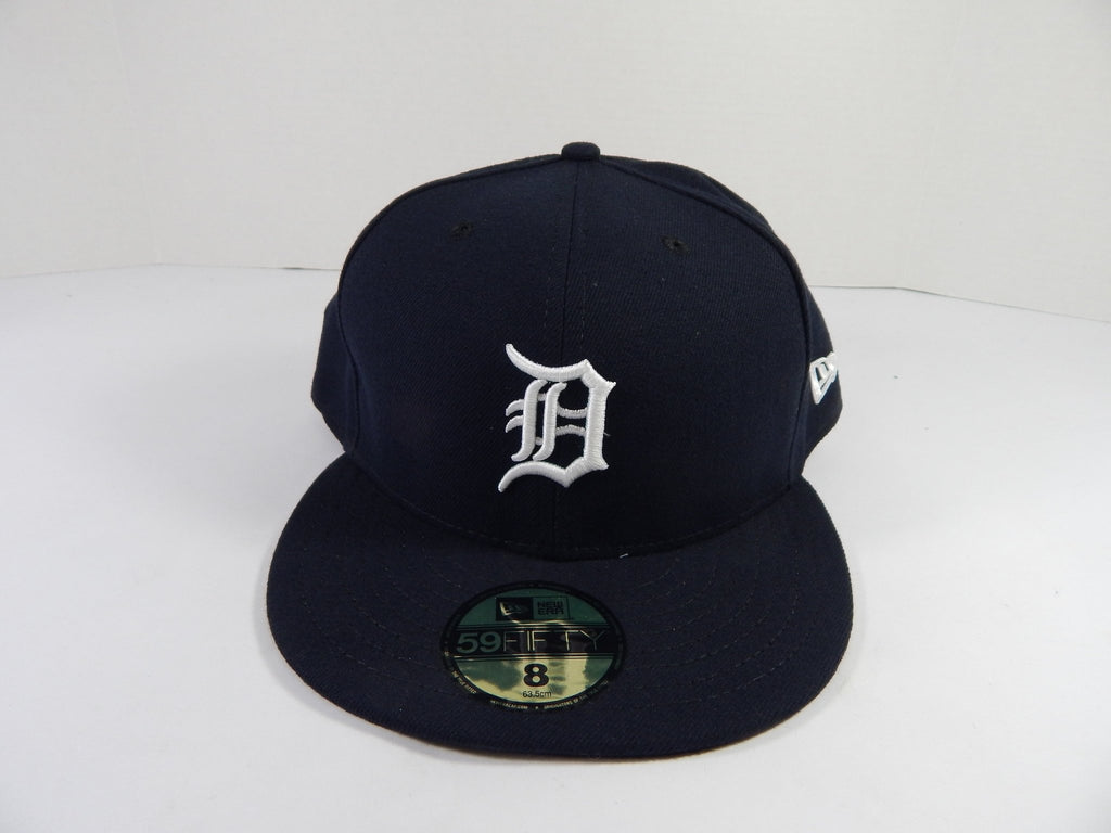Detroit Tigers Game Issued Navy Hat 8 DP49639 - DP49639