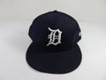 Detroit Tigers Game Issued Pos Used Navy Hat 8 DP49656 - DP49656