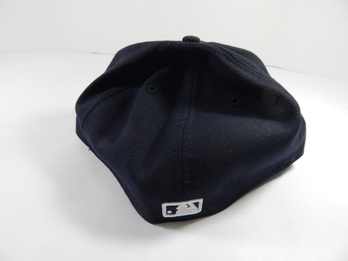 Detroit Tigers Game Issued Pos Used Navy Hat 8 DP49656 - DP49656
