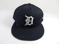 Detroit Tigers Game Issued Pos Used Navy Hat 8 DP49671 - DP49671