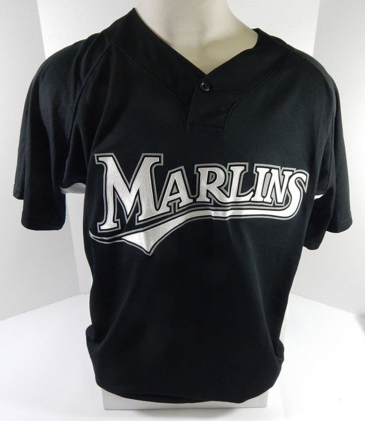 Florida Marlins Hayden Penn #48 Game Used Black Jersey BP ST XL DP53542 - DP53542
