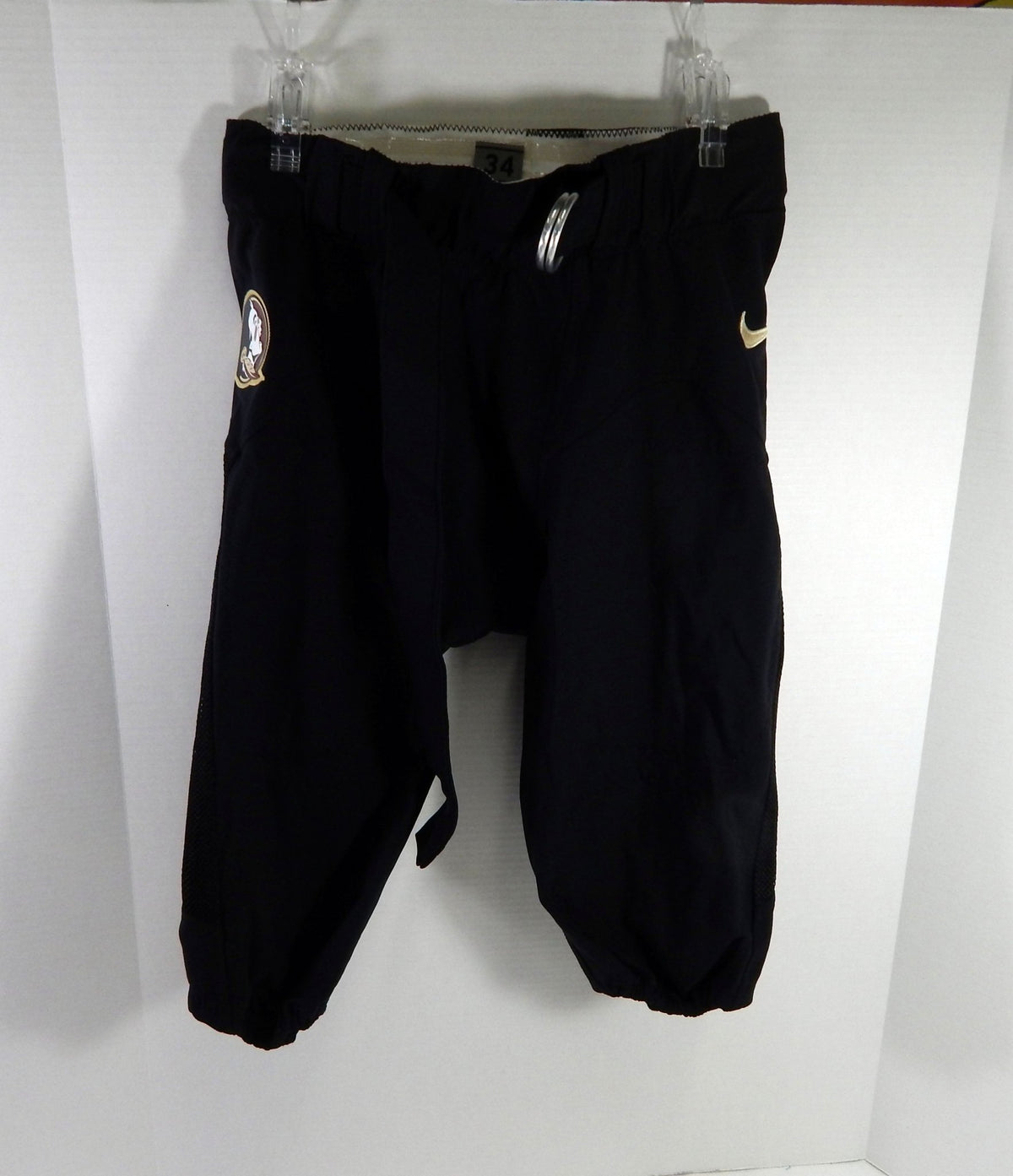 Florida State FSU Seminoles Game Issued Black Pants 34 DP60956 - DP60956