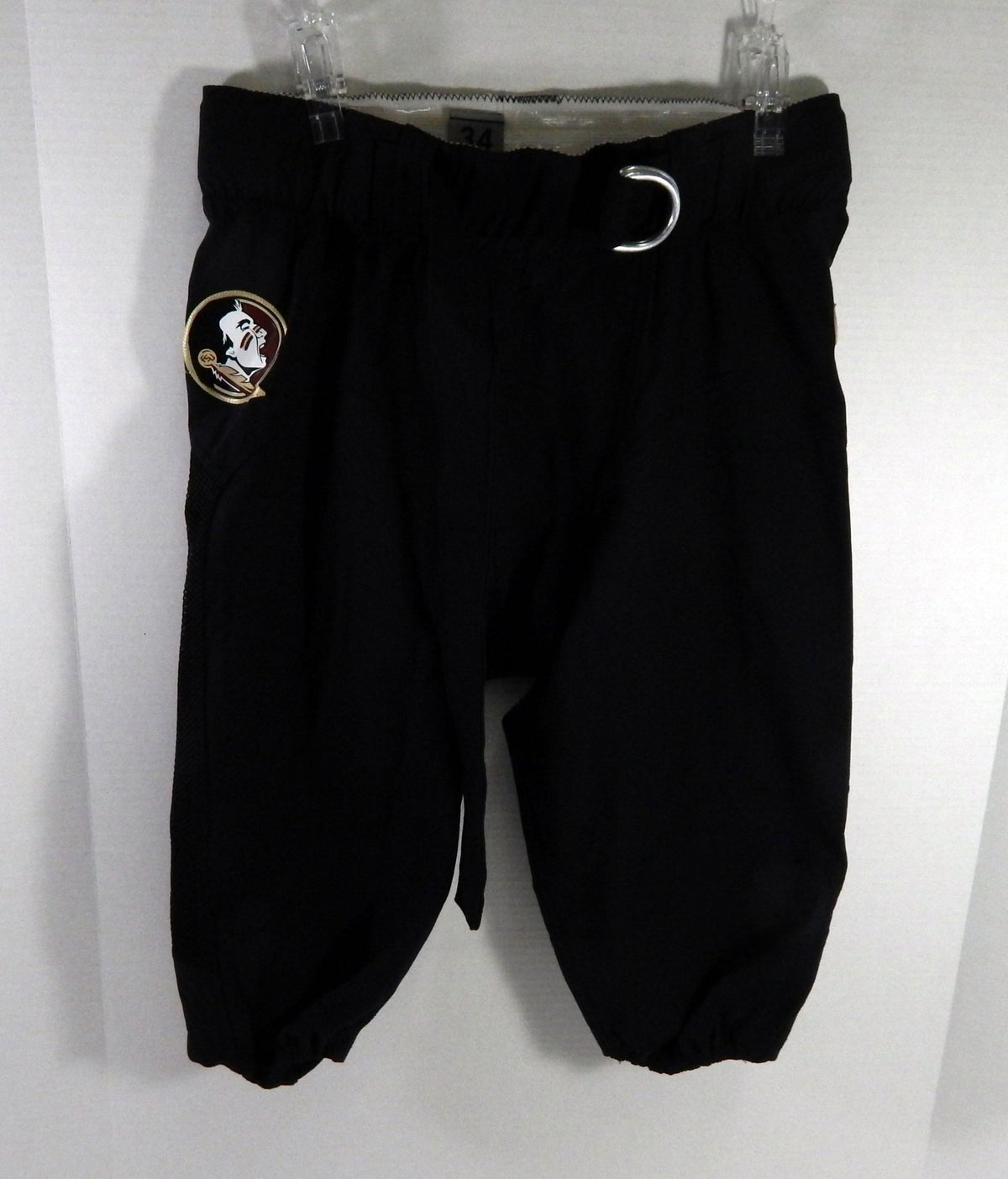 Florida State FSU Seminoles Game Used Black Pants 34 DP60948 - DP60948
