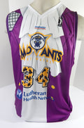 Fort Wayne Mad Ants #34 Game Issued Purple Jersey Pirate Night XXL DP55829 - DP55829