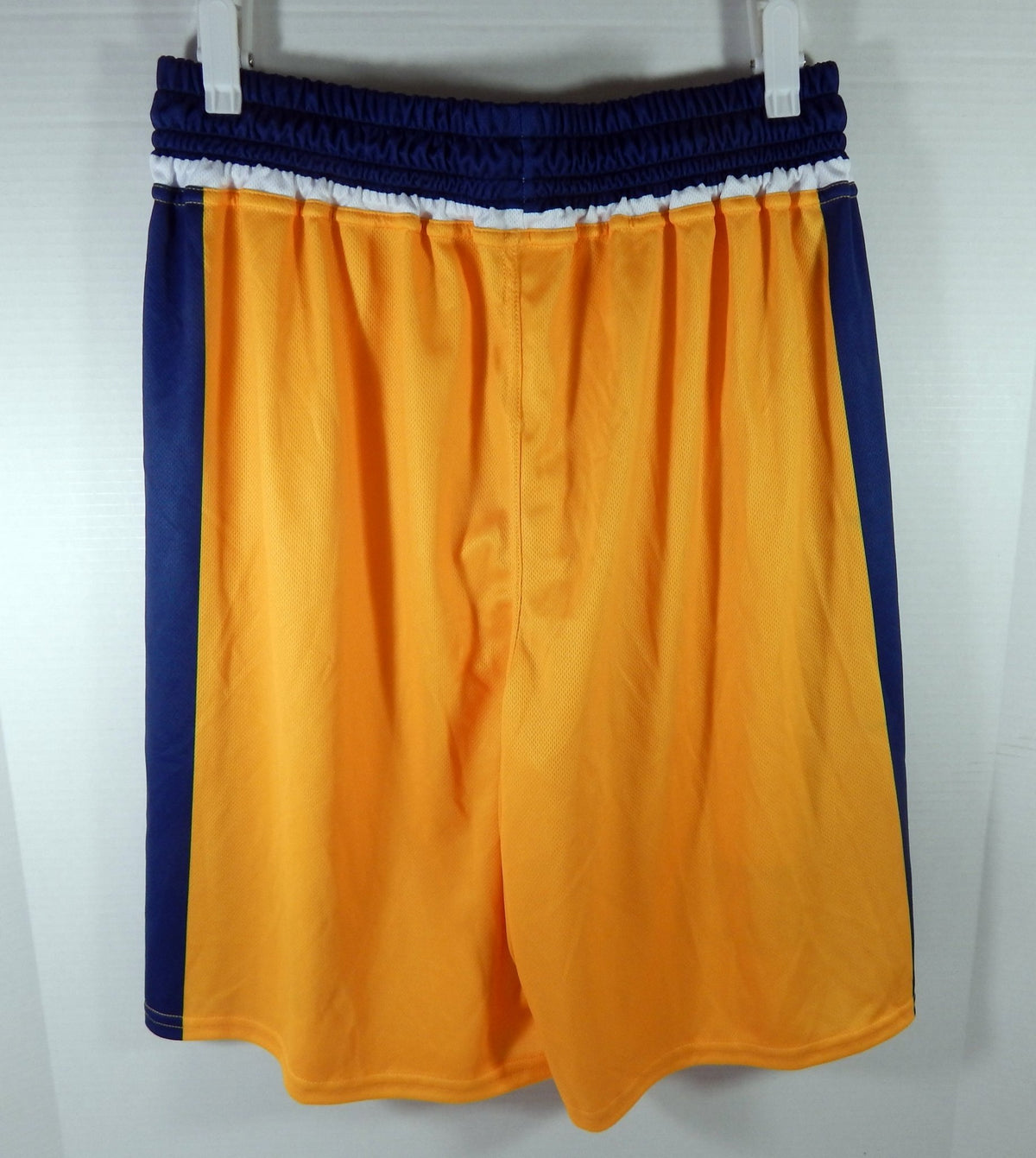 Fort Wayne Mad Ants GameIssued Yellow Shorts 15 Years Patch G-League L DP54858 - DP54858
