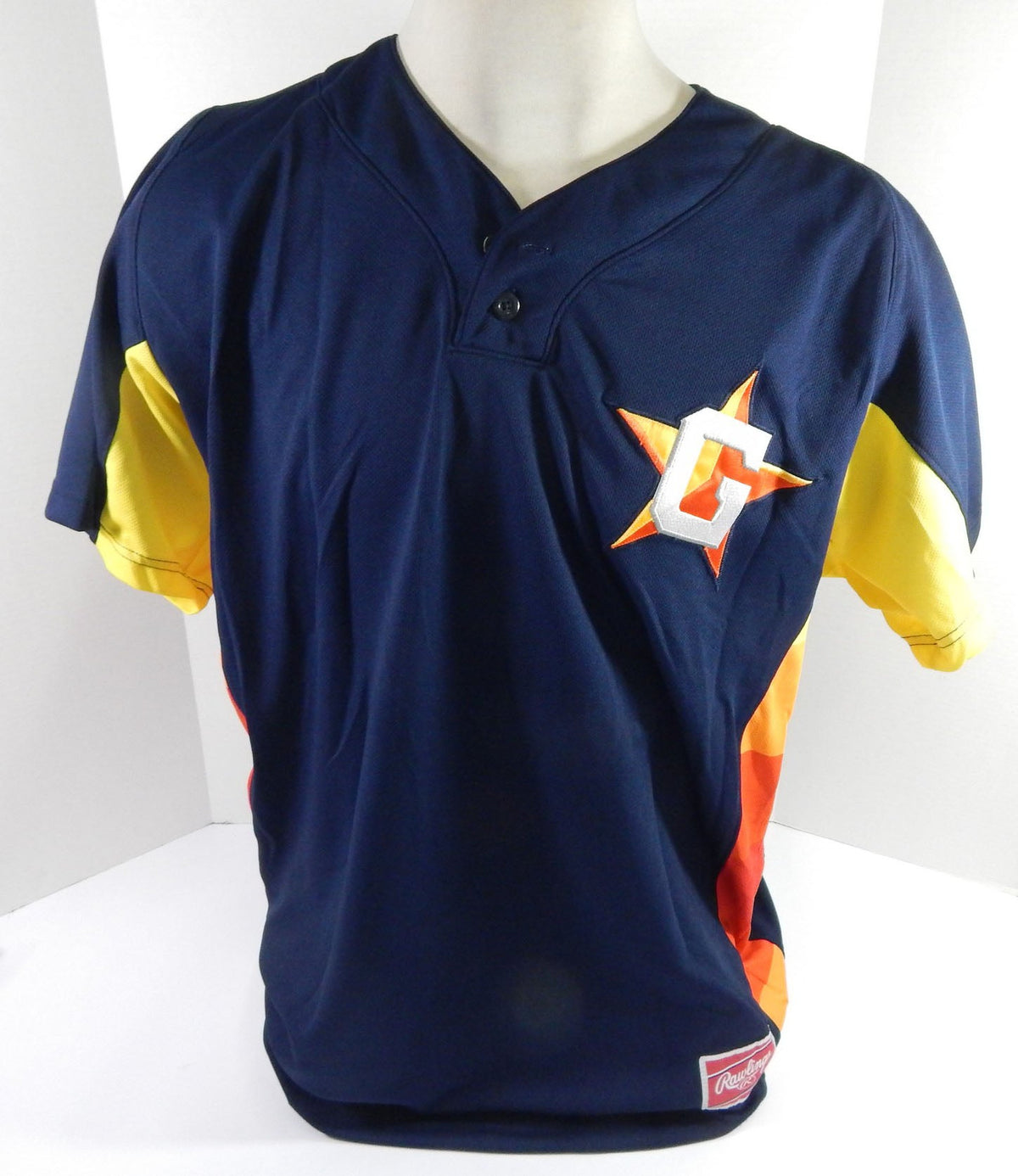 Greeneville Astros #18 Game Used Navy Jersey 48 DP59028 - DP59028