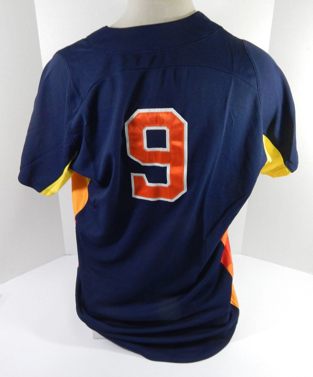 Greeneville Astros #9 Game Used Navy Jersey 46 DP59038 - DP59038
