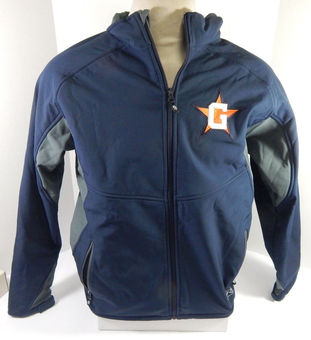Greenville Astros Game Used Navy Rain Bench Coat Jacket L DP58979 - DP58979