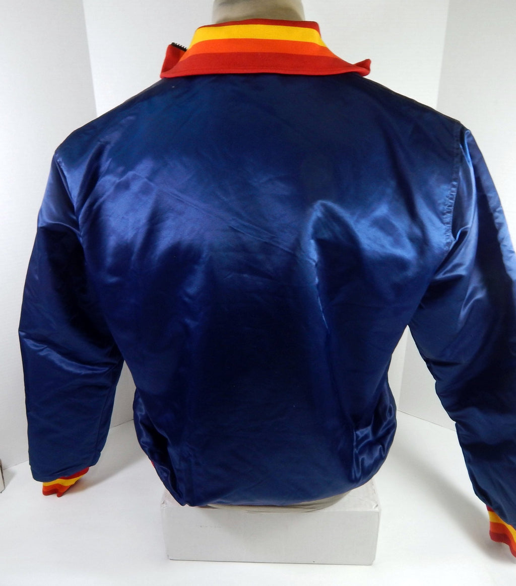 Houston Astros #28 Game Used Navy Warm Up Jacket L DP64970 - DP64970