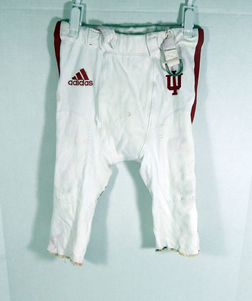 Indiana Hoosiers #5 Game Used White Pants M DP62448 - DP62448