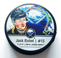 Jack Eichel Buffalo Sabres Collectible NHL Inglasco Hockey Puck - 614146S