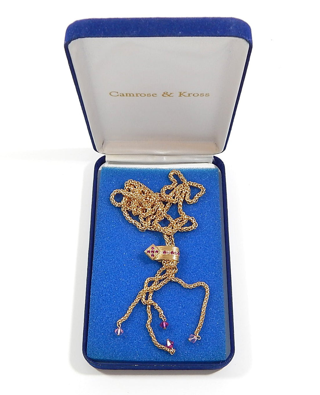 Jackie Kennedy Camrose & Kross Reproduction Necklace Jewelry In Case w/ COA - DJ077207