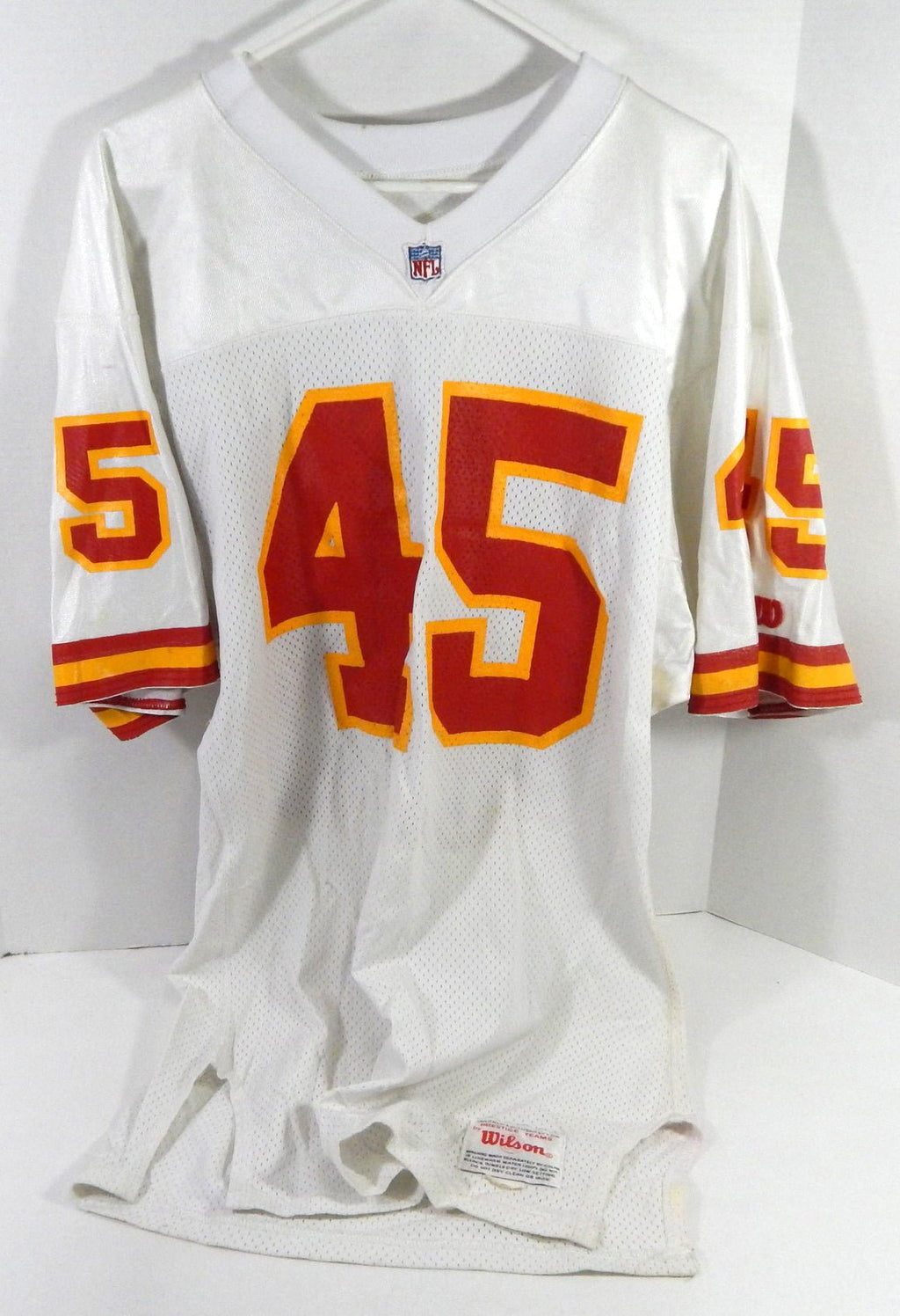 Kansas City Chiefs #45 Game Issued White Jersey 42 DP61929 - DP61929