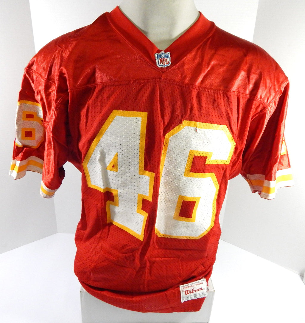 Kansas City Chiefs #46 Game Used Red Jersey 42 DP51878 - DP51878