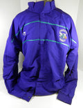 Late 1990s Early 2000s Charlotte Hornets Game Issued Purple Warm Up Jacket 56 75 - DP62175