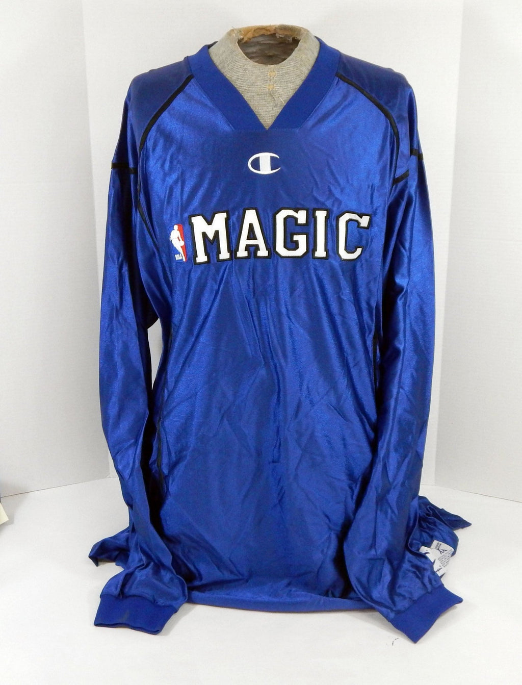 Late 1990s Early 2000s Orlando Magic Game Issued Blue Shooting Shirt 2XL DP60494 - DP60494