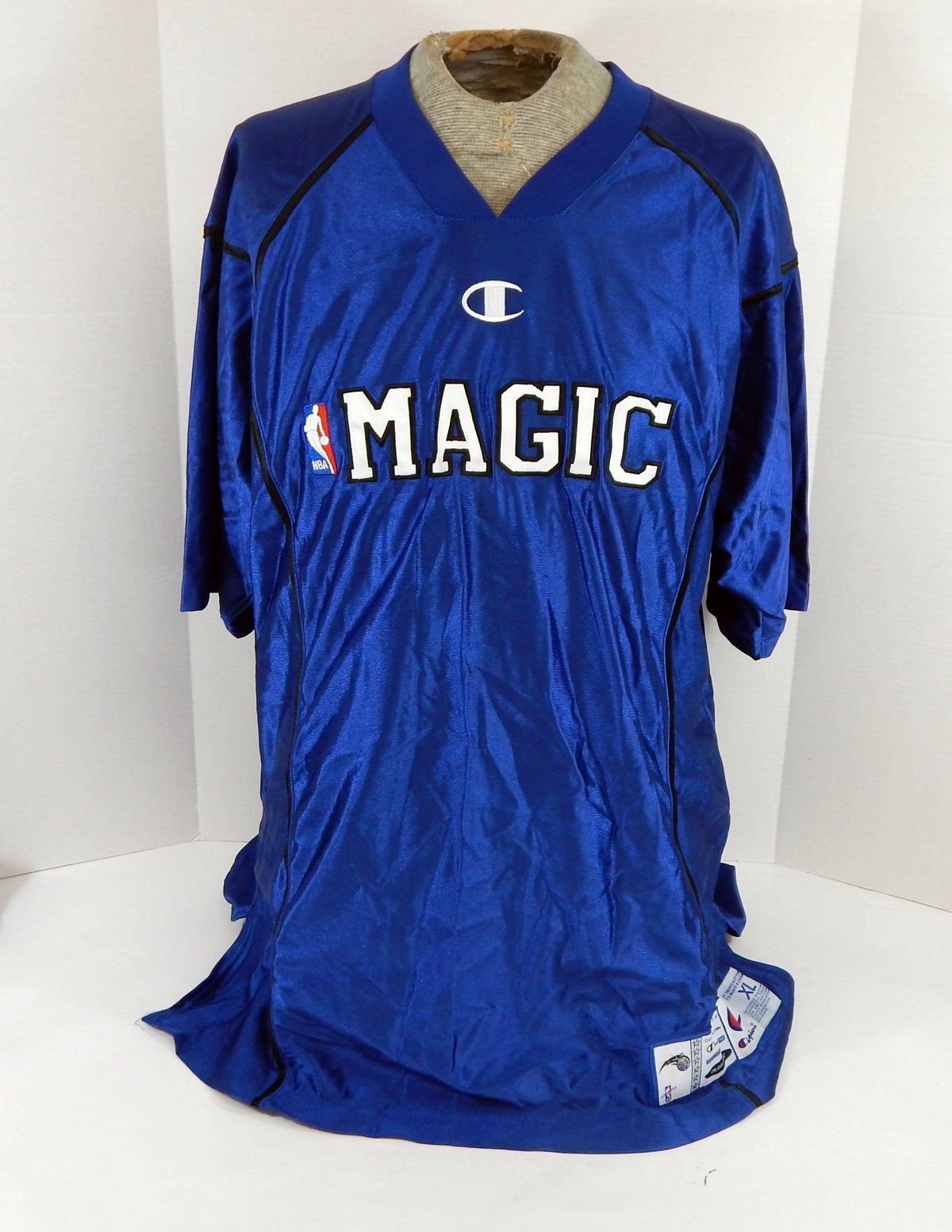 Late 1990s Early 2000s Orlando Magic Game Issued Blue Shooting Shirt XL DP60509 - DP60509