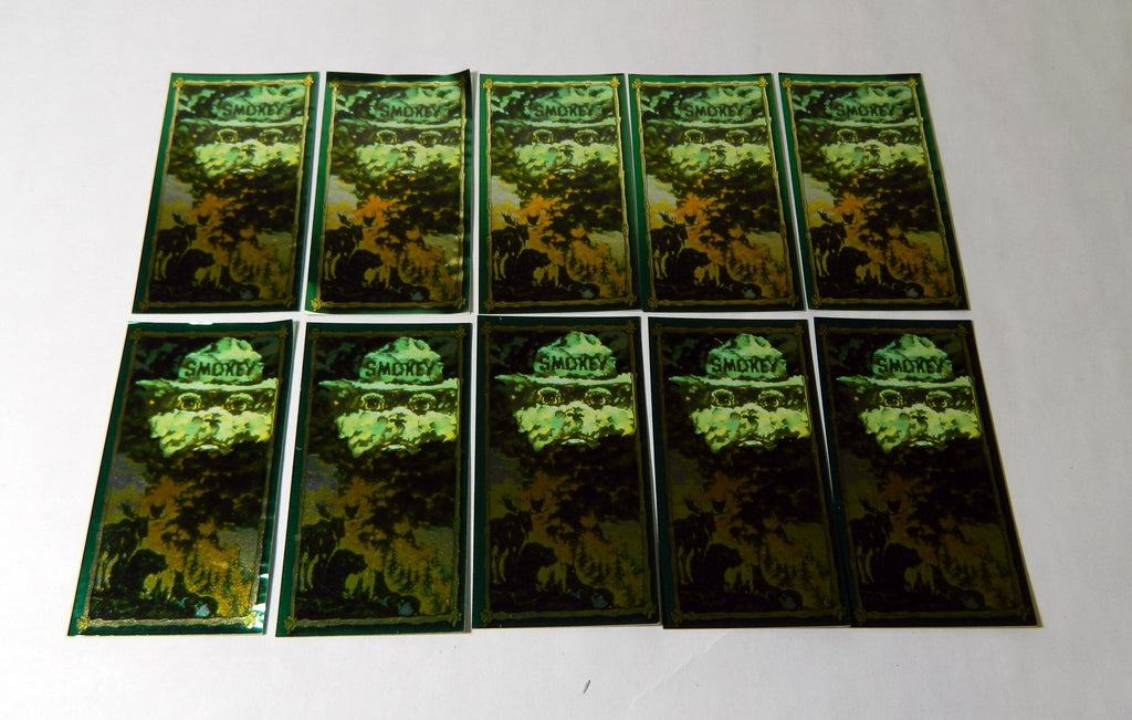 Lot of (10) 1996 Dart Smokey Bear Tall Boy Send-Away Offer Cards #TB - 113154S