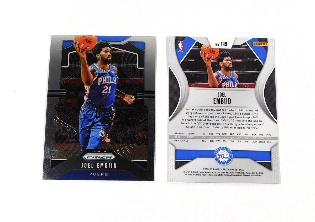 Lot of (19) 2019-20 Panini Prizm Joel Embiid #199 76ers - DA060668