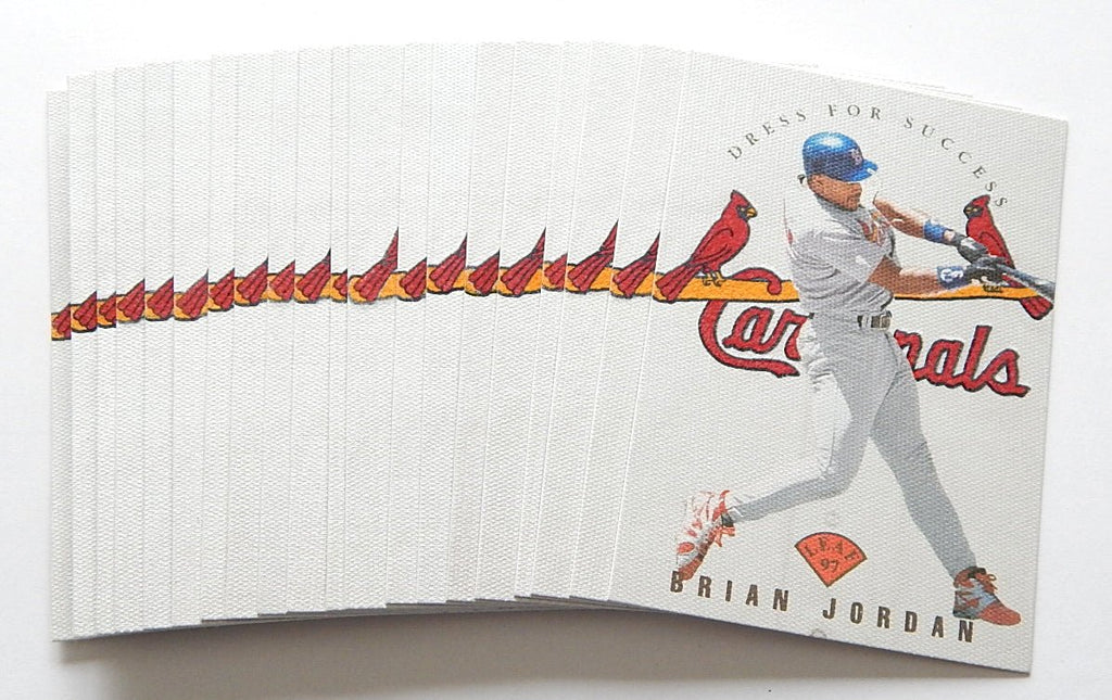 Lot of (20) 1997 Leaf Dress for Success Brian Jordan #14 #'d /3500 - DJ046188