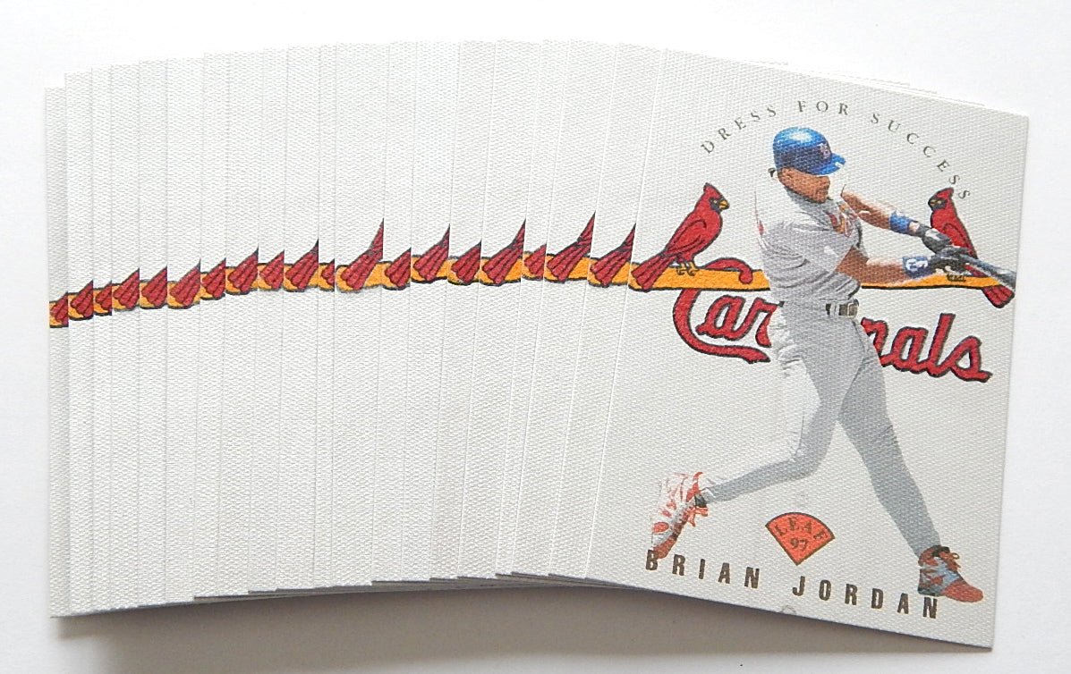 Lot of (20) 1997 Leaf Dress for Success Brian Jordan #14 #'d /3500 - DJ046188