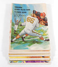 Lot of (24) Different 1967 to 1975 Bethany College Football Programs - DJ055367