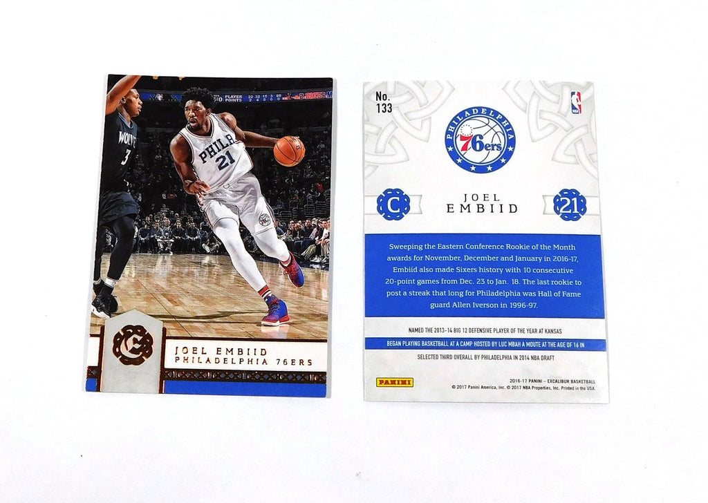 Lot of (33) 2016-17 Panini Excalibur Joel Embiid #133 76ers - DA060684