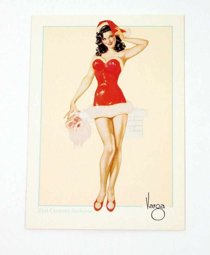 Lot of (5) 1993 21st Century Archive Varga Pin-Ups 2 Promo Card (Dec 1945) Nm/Mt - 127510S