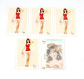 Lot of (5) 1993 21st Century Archive Varga Pin-Ups 2 Promo Card (Dec 1945) Nm/Mt - 127510S
