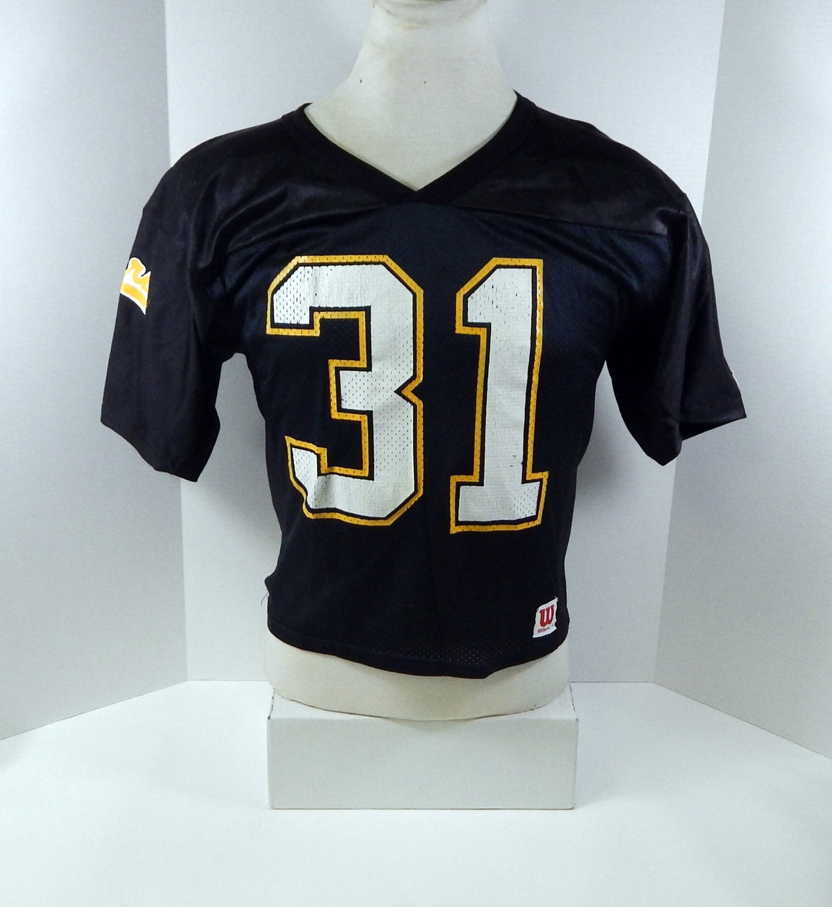 Marin Football #31 Game Used Black Jersey L DP50436 - DP50436