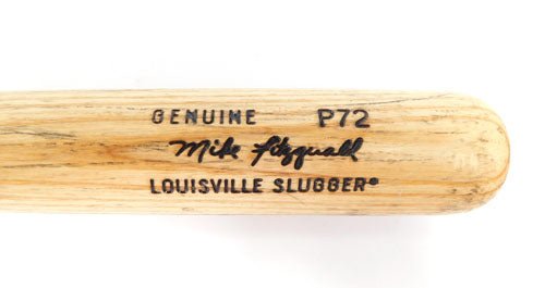 Mid 1980's Mike Fitzgerald Store Model Bat Louisville Slugger P72 34" Bat - DM86705