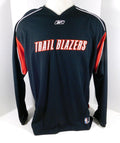 Mid 2000s Portland Trail Blazers Game Issued Black Shooting Shirt Pullover XL 72 - DP08672