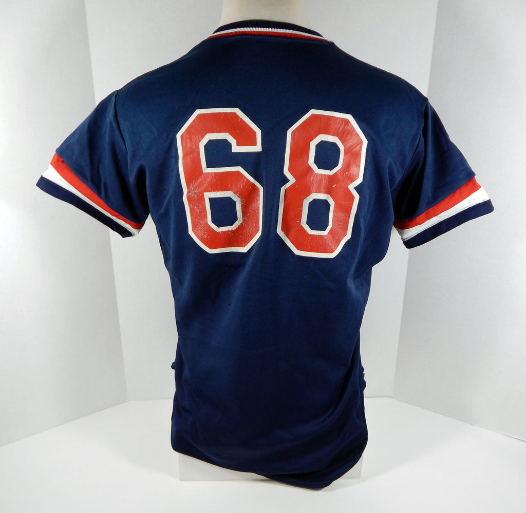 Midland Angels #68 Game Used Navy Jersey 48 DP04262 - DP04262